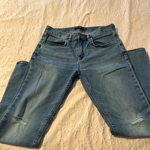 Banana Republic Men’s jeans, slim fit. Distressed